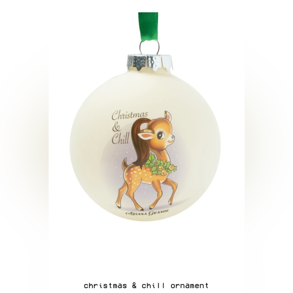 COPY - NWOT Ariana Grande Christmas And Chill Ornament